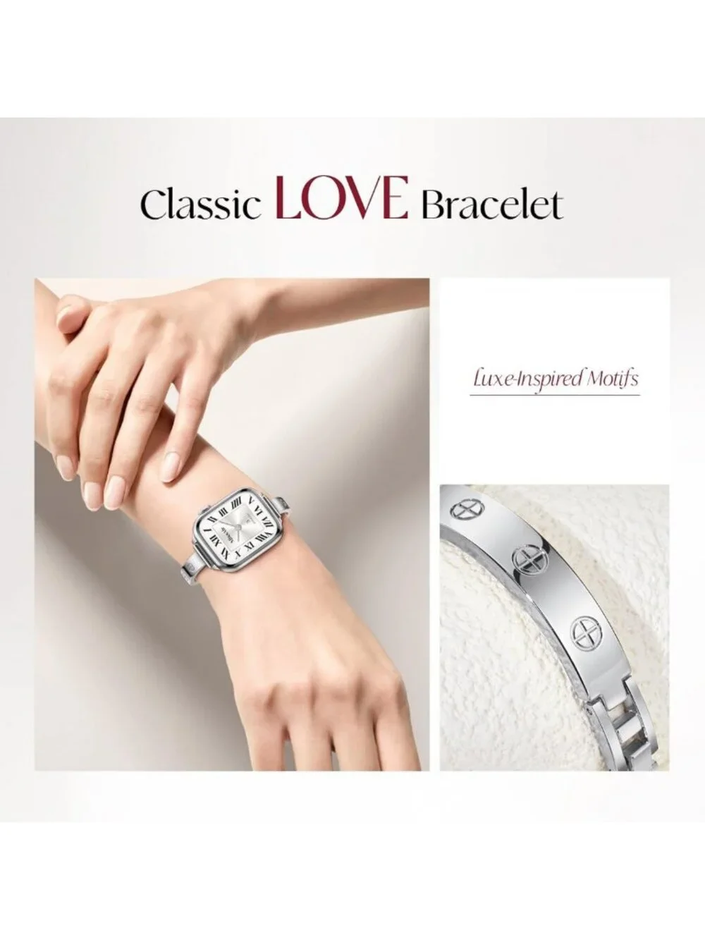 Stylish Slim Metal Bands for Apple Watch 38mm-49mm, Dressy Stainless Steel Strap